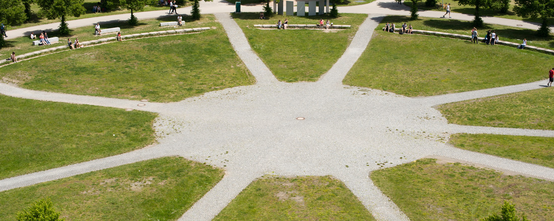 Rondell der Uni Bayreuth